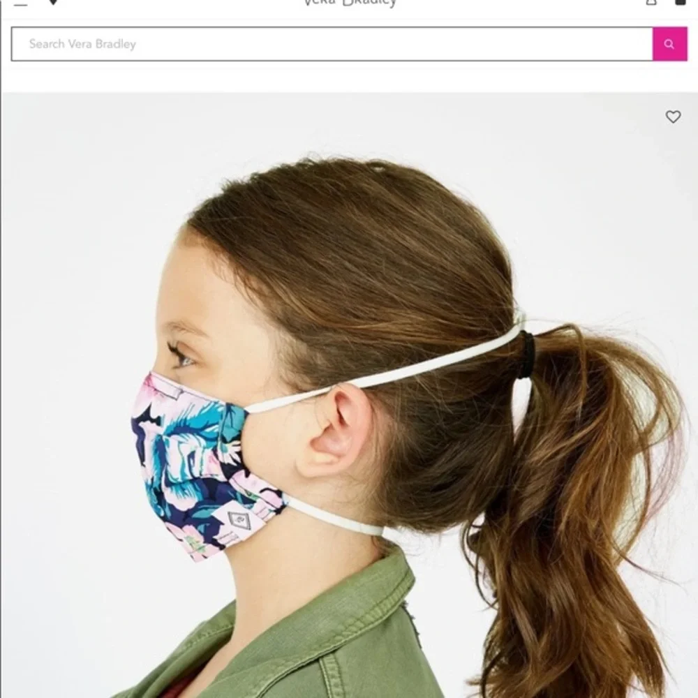 VERA BRADLEY YOUTH MASK 2 pack